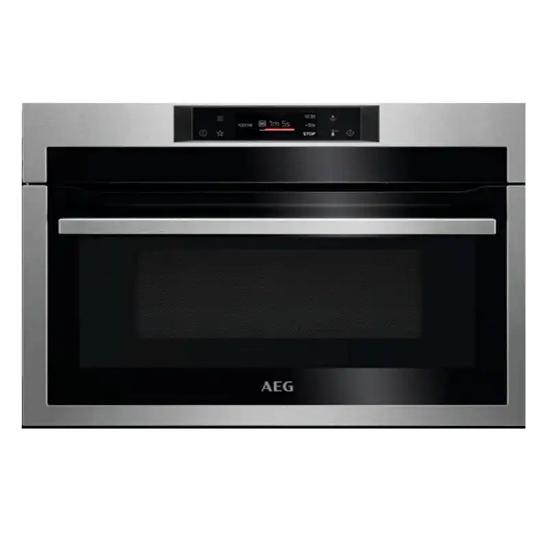 AEG KME721880M Horno Microondas Integrable con Grill 42L 1000W Acero Inoxidable