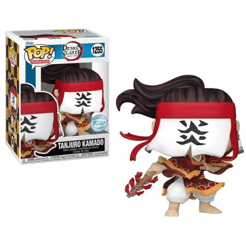 Funko Pop Animación Demon Slayer Tanjuro Kamado con Máscara Exclusivo