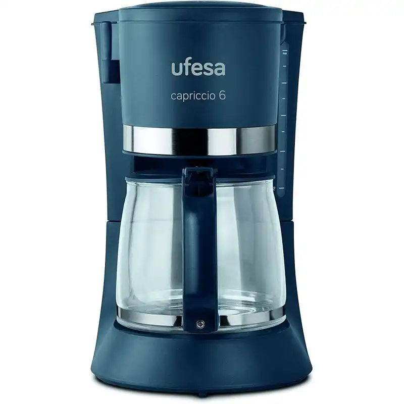 Ufesa CG7114 Capriccio Cafetera de Goteo 6 Tazas Negra