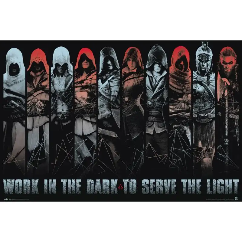 Erik Maxi Póster Assassin'S Creed Trabajo en la Oscuridad 91.5x61 cm