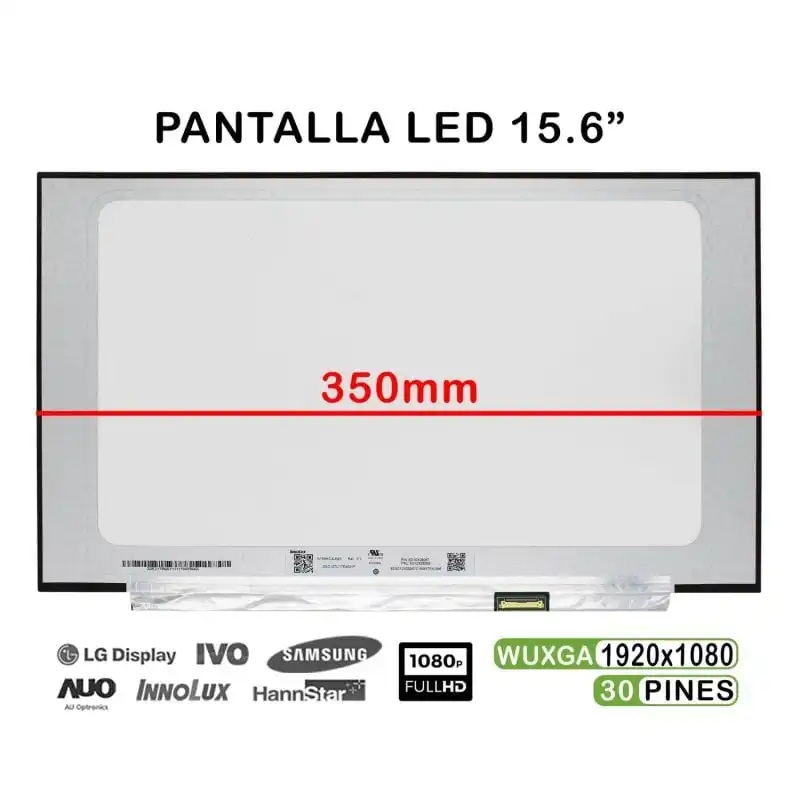 Pantalla Led De 15.6" Para Portátil N156hce-en1 N156hga-ea3 Rev.c3 Fhd