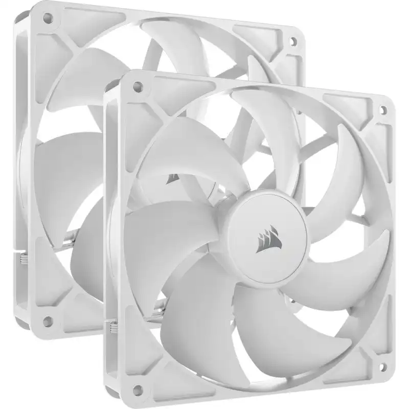 Corsair RS140 Pack Doble Ventilador Suplementario PWM 140mm Blanco