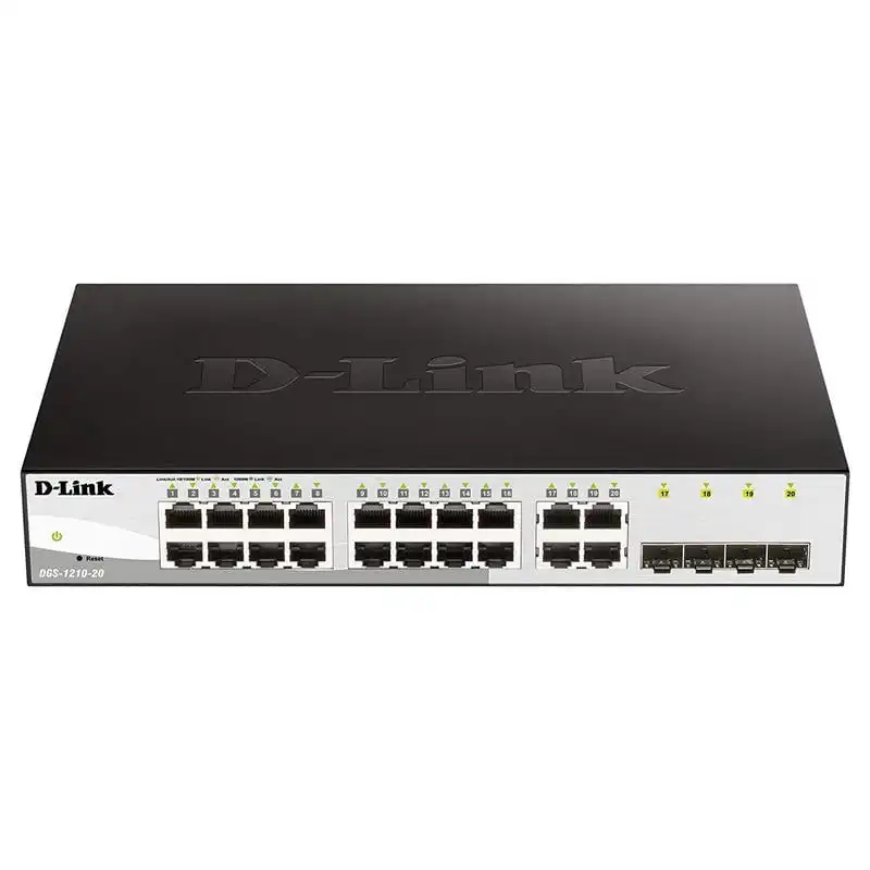 D-Link DGS-1210-20 Switch Gestionable 16 Puertos Gigabit + 4 Puertos SFP Combo