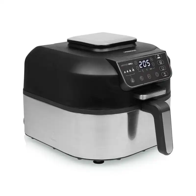 Princess Airfryer Grill Princess 182092 Freidora de Aire con Parrilla 5.6L 1760W Negro/Plata