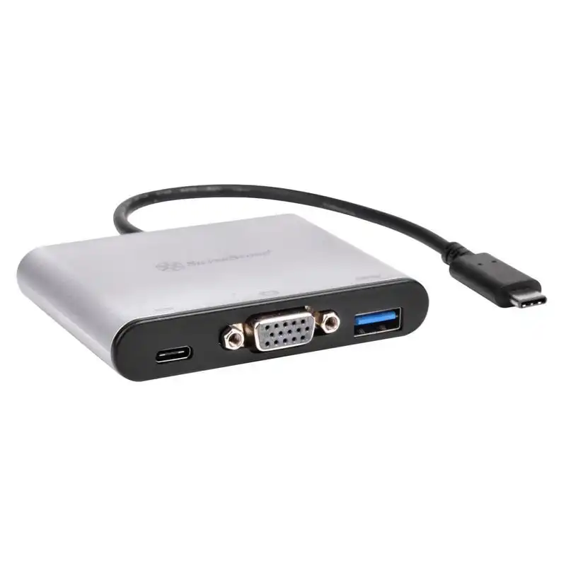 SilverStone EP06 Adaptador VGA/USB 3.1