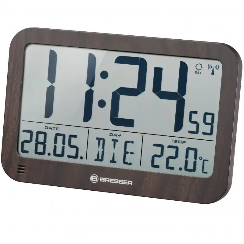 Bresser MyTime MC Reloj Climático de Pared Madera