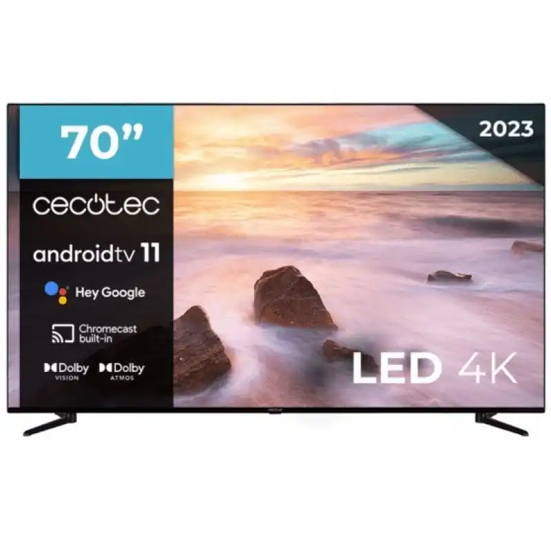 Cecotec A2 Series ALU20070S 70" LED UltraHD 4K HDR10 Smart TV