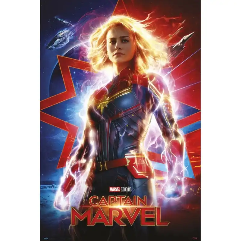 Erik Maxi Póster Marvel Capitana Marvel One Sheet 91.5x61cm