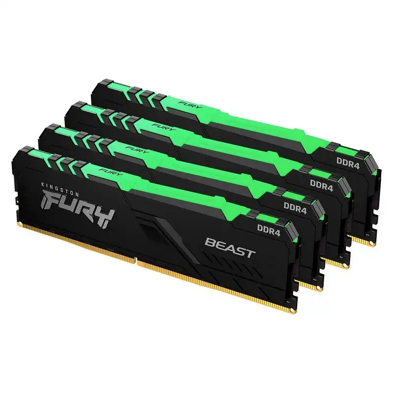 Kingston FURY Beast RGB DDR4 2666 MHz 128GB 4x32GB CL16
