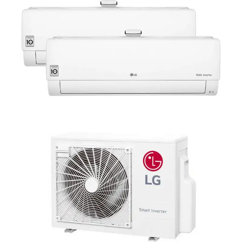 LG 2MULTI912.SET Aire Acondicionado Split 2x1 con Bomba de Calor WiFi 2838 Frigorías