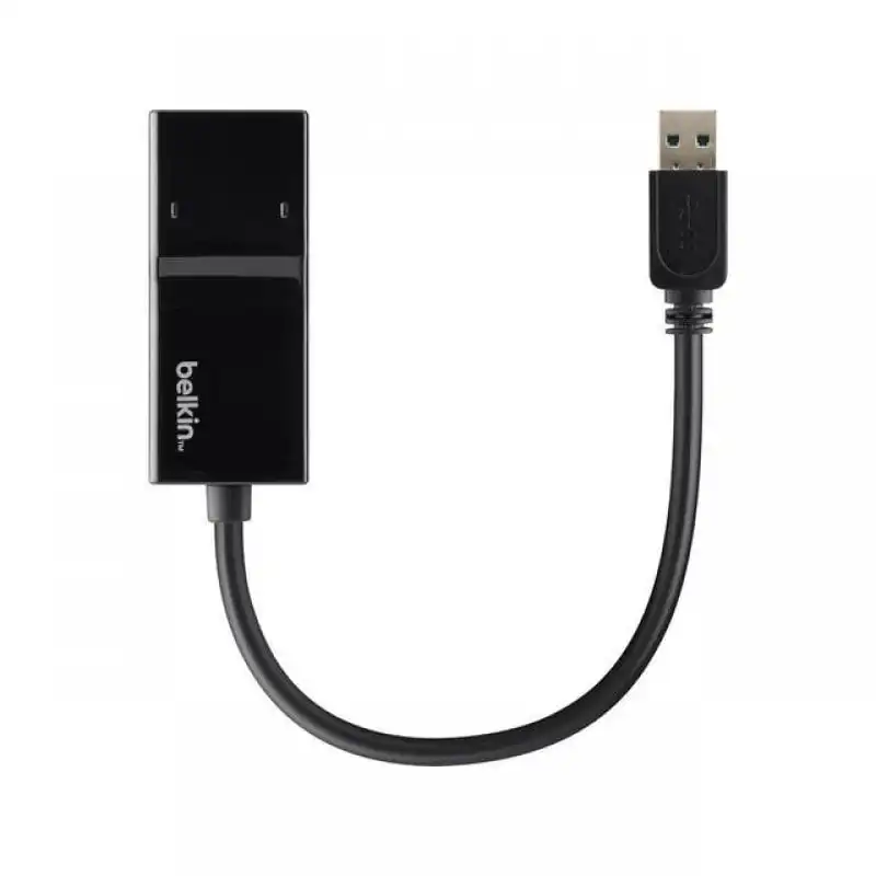 Belkin Adaptador USB 3.0 a Ethernet Gigabit Negro