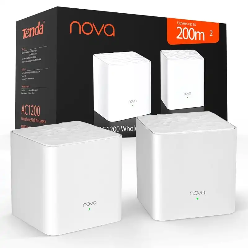 Tenda Nova MW3 Sistema WiFi Mesh Dual Band AC1200 Kit 2 Unidades