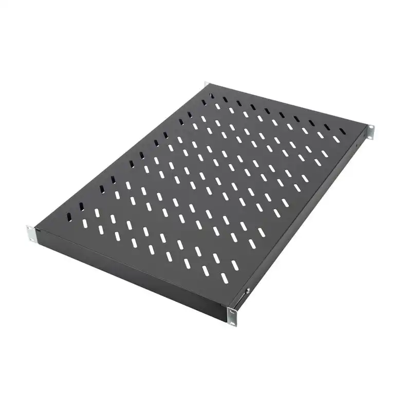 Digitus Balda con Carril de Fijación Variable de 700mm a 900mm para Armarios de 483mm 19" 1U Negro
