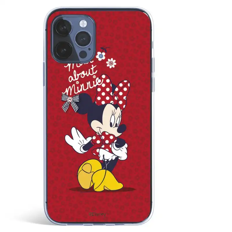 Funda Oficial Clásicos de Disney Minnie Mad About para iPhone 12 Pro Max