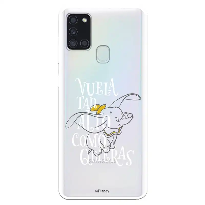 Funda Oficial de Disney Dumbo Vuela tan Alto para Samsung Galaxy A21S