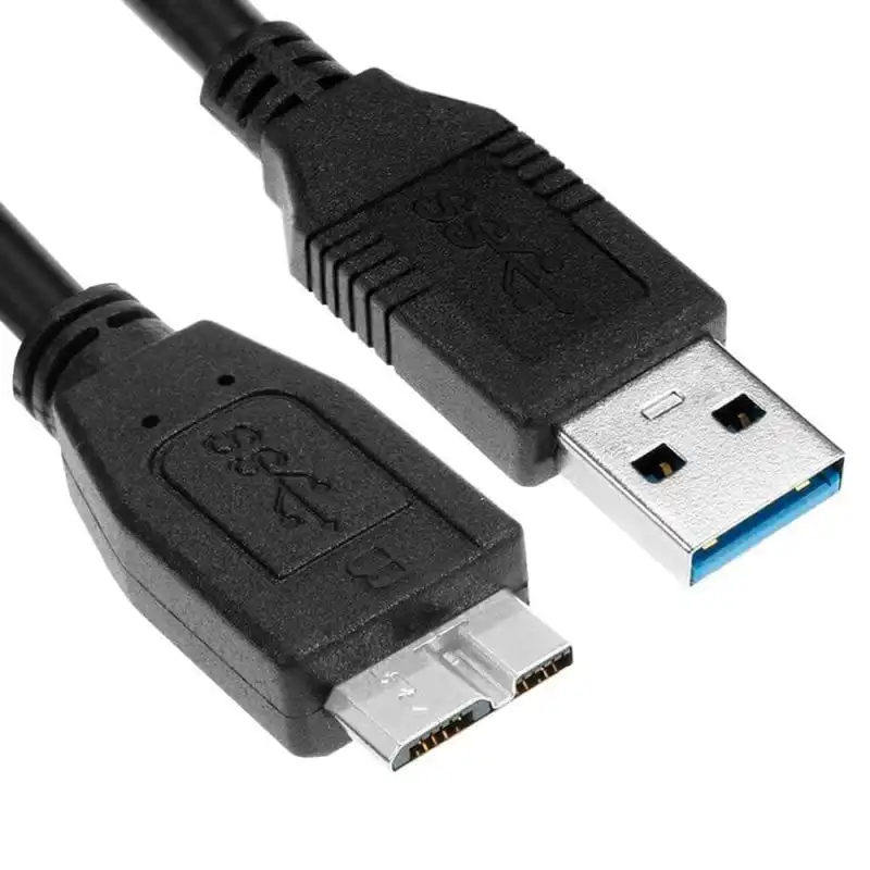 OcioDual Cable USB a MicroUSB-B 3.0 Macho/Macho 1m Negro