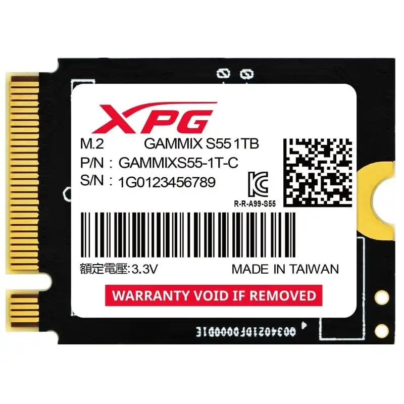 Adata Gammix S55 SSD 1TB M.2 PCIe Gen4 2230