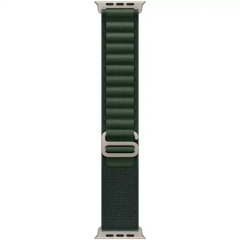 Apple Correa Loop Alpine Verde Oscuro/Titanio Natural 49mm Talla L