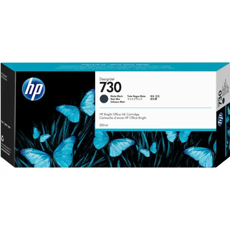 Cartucho de Tinta Original HP 730 Negro Mate
