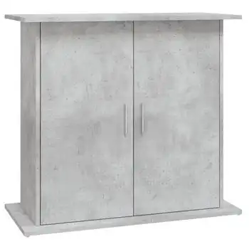Soporte De Acuario Madera Ingeniería Gris Hormigón 81x36x73 Cm Vidaxl
