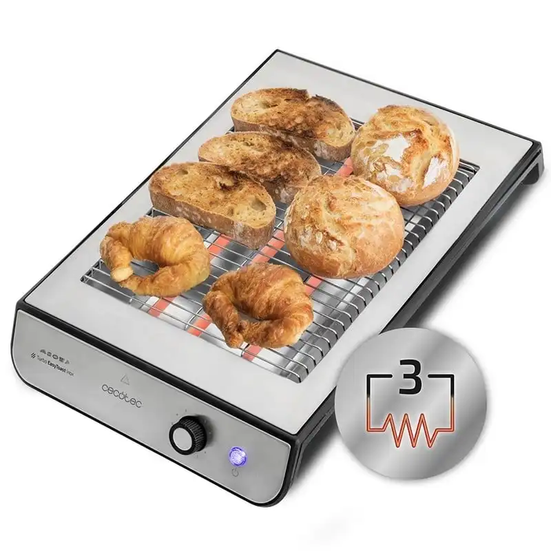 Cecotec Turboeasy Toast Inox 900W