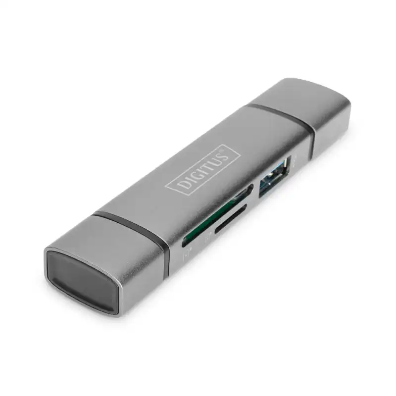 Digitus LEctor de Tarjetas USB Dual 3.0 OTG