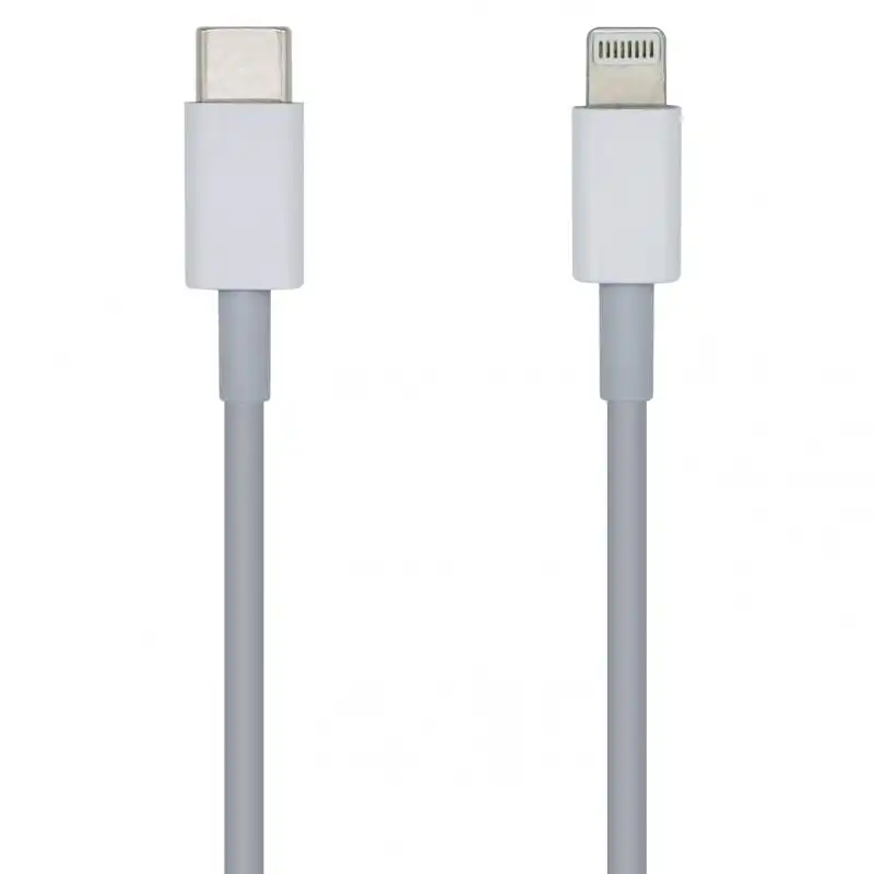 Aisens Cable USB-C a Lightning Macho/Macho 2m Blanco