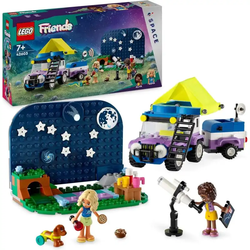 Lego Friends Vehículo de Camping para Observar las Estrellas