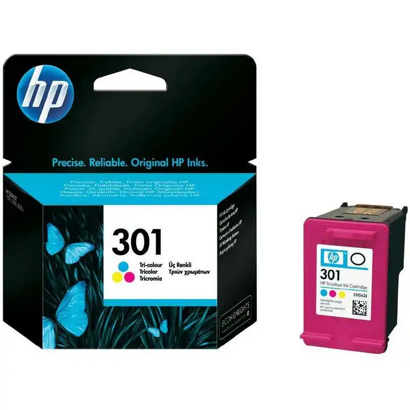 HP 301 Cartucho Tinta Original Tricolor