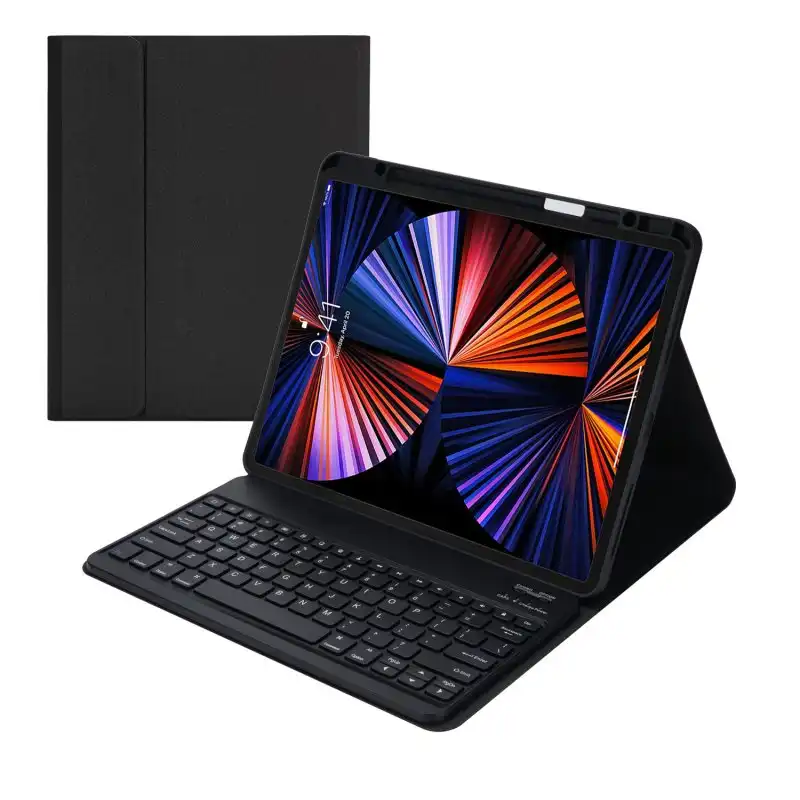 Royal Bailey Hk132b Funda Con Bluetooth Teclado Para Ipad Pro12.9(2021/2020/2018) Negro