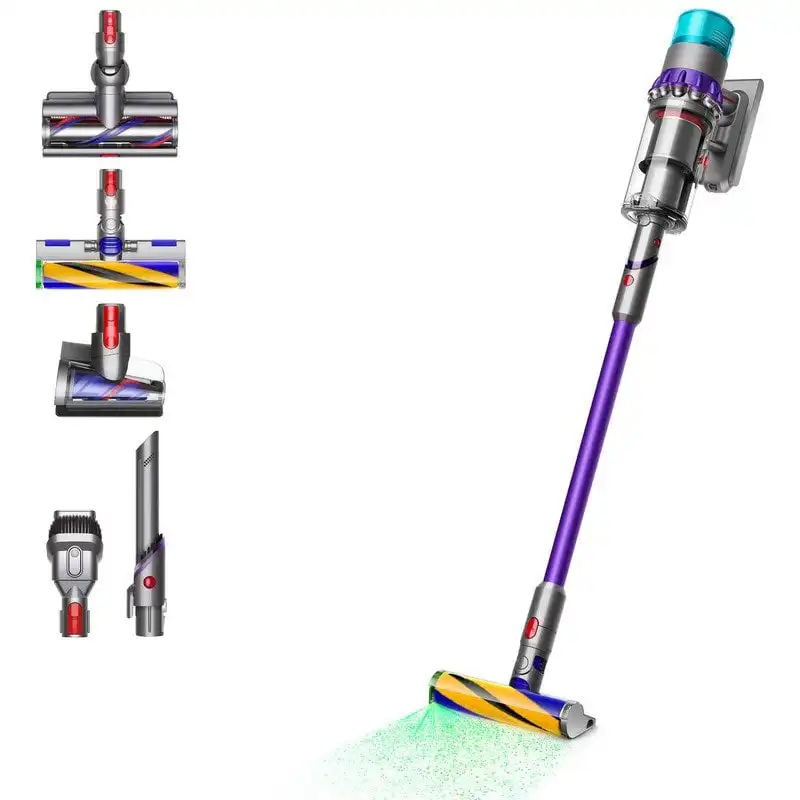 Dyson gen5detect Absolute Aspiradora Escoba/Mano sin Cable 280AW Níquel/Morado