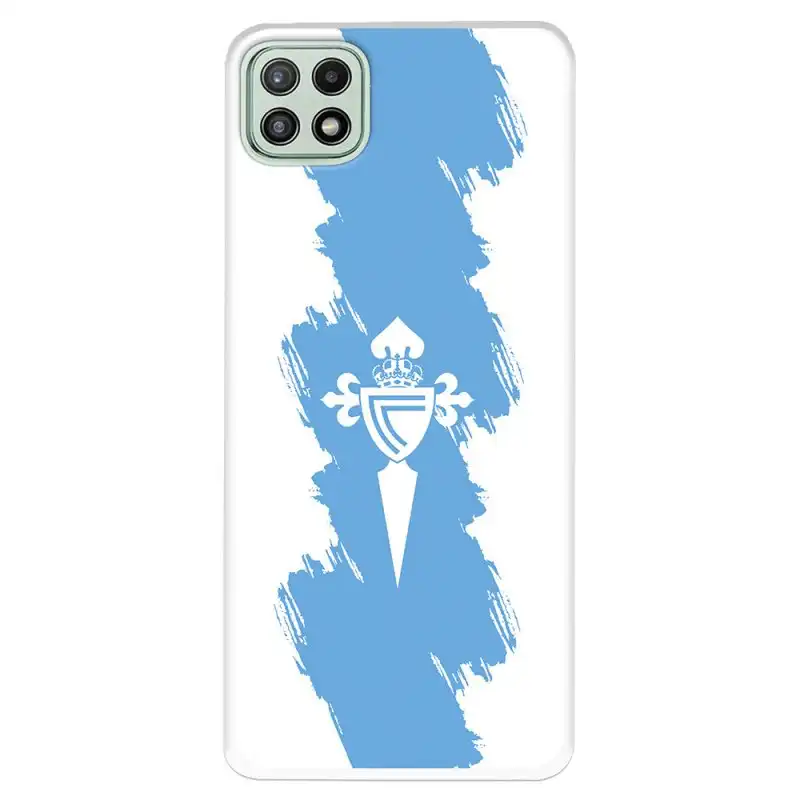 Funda del Celta Escudo Trazo Azul Licencia Oficial RC Celta para Samsung Galaxy A22 5G