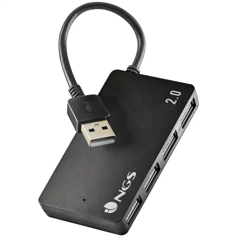 NGS IHUB4 TINY Hub 4x USB 2.0 Negro