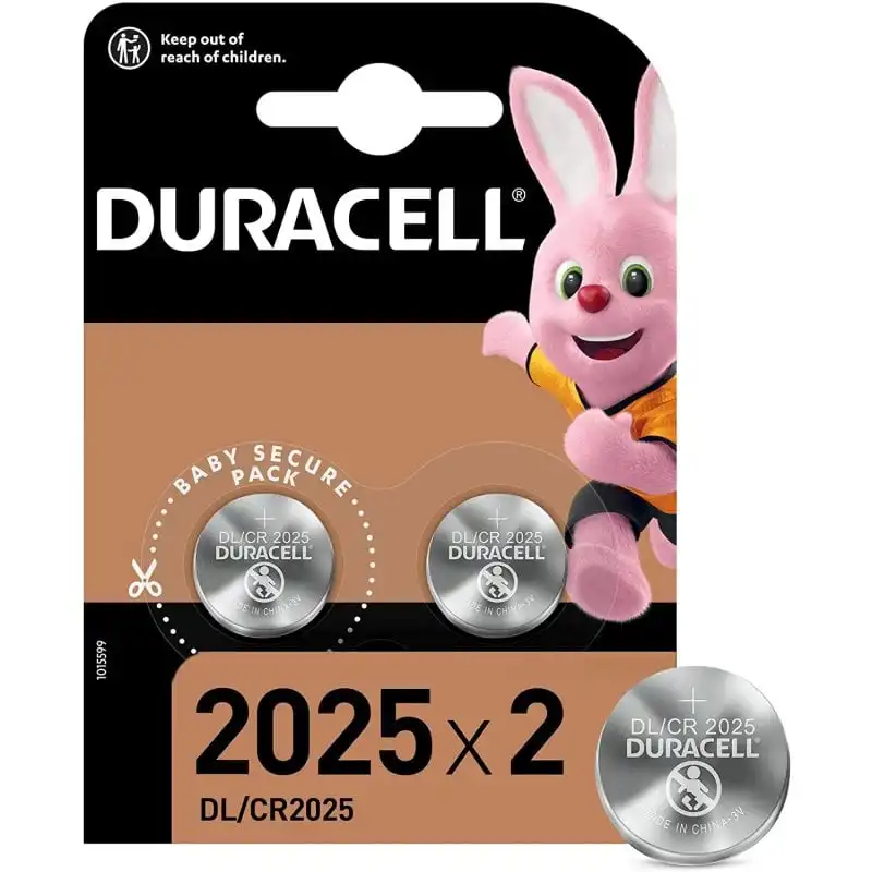 Duracell CR2025 2 Pilas de Botón Litio
