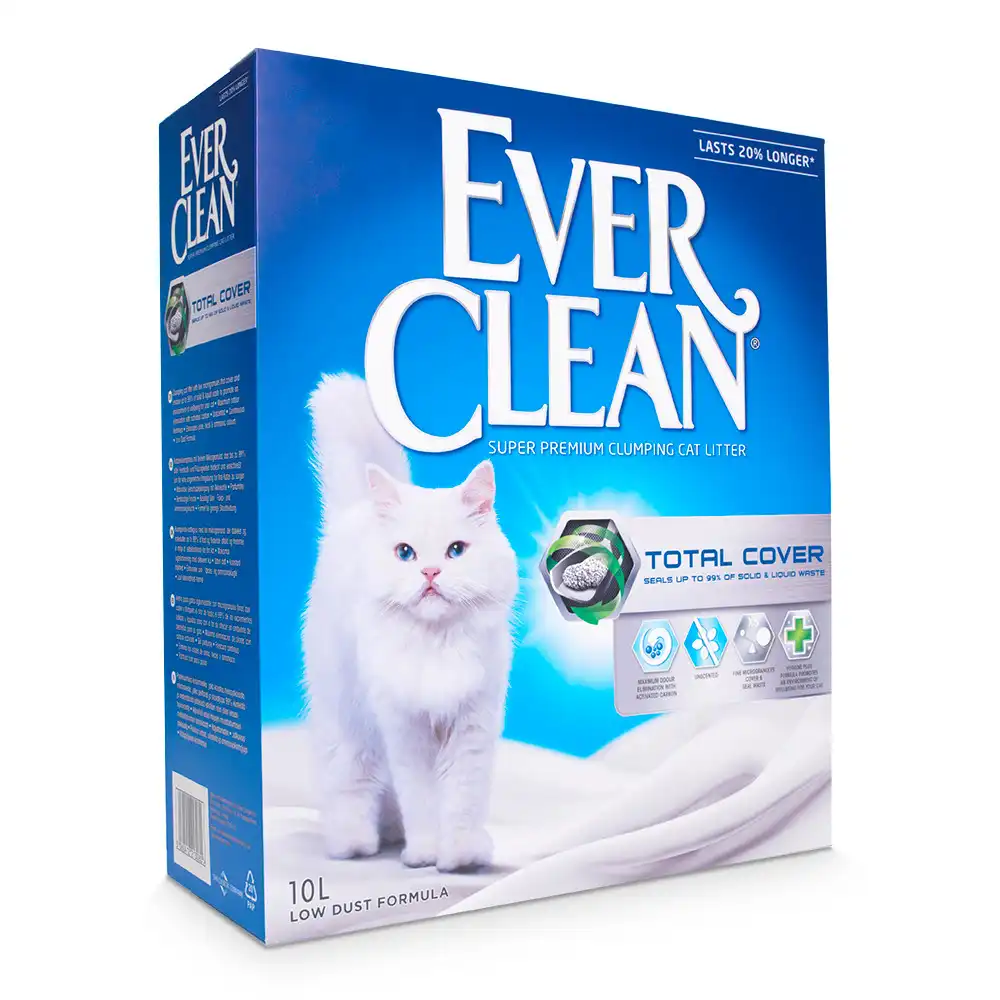 Ever Clean® Total Cover Arena aglomerante - Sin perfume - 10 l