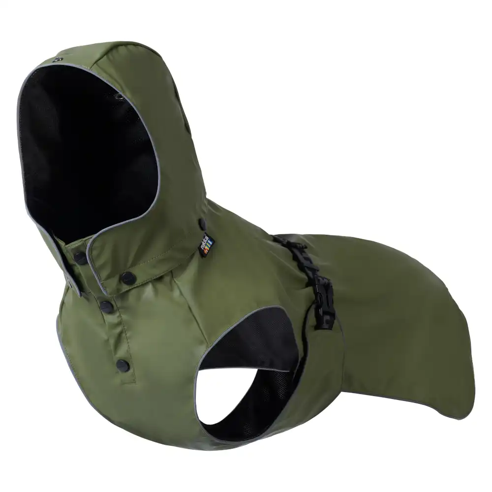 Impermeable Rukka® Streamy Eco, oliva - aprox. 60 cm de largo de espalda