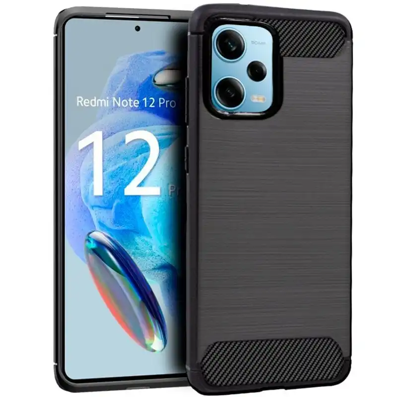 Cool Carcasa Carbón Negro para Xiaomi Redmi Note 12 Pro 5G