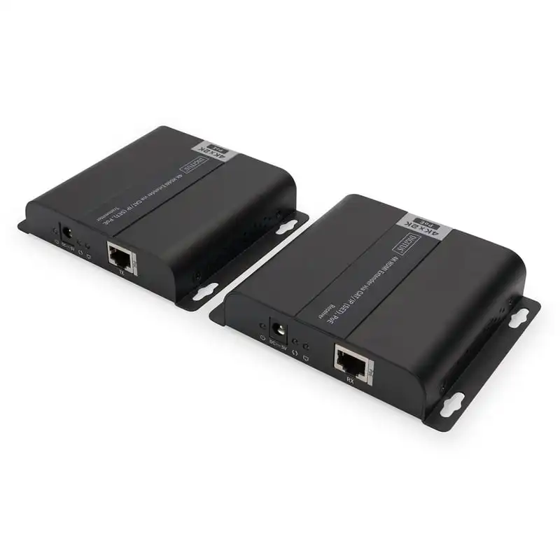 Digitus Set Extensor HDMI 4K PoE 120m Negro