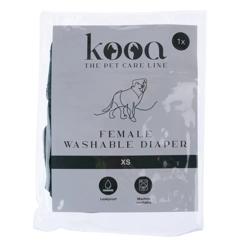 Pañal lavable kooa para perros hembra - Talla XS