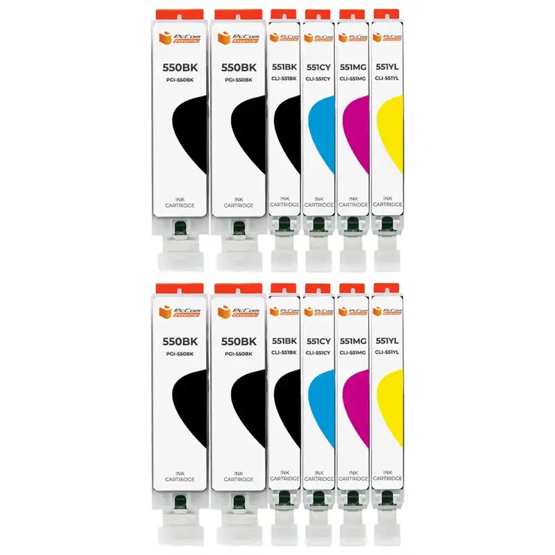 Pccom Essential Canon Pgi550xl/cli551xl Cartucho Tinta Compatible Negro/cian/magenta/amarillo Pack 1