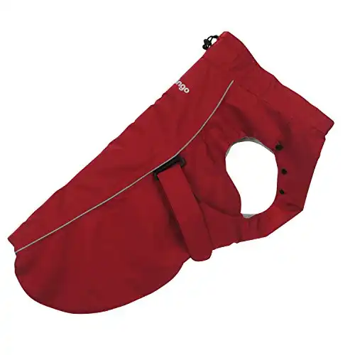 Impermeable Perfect Fit para perros Rojo Talla 8