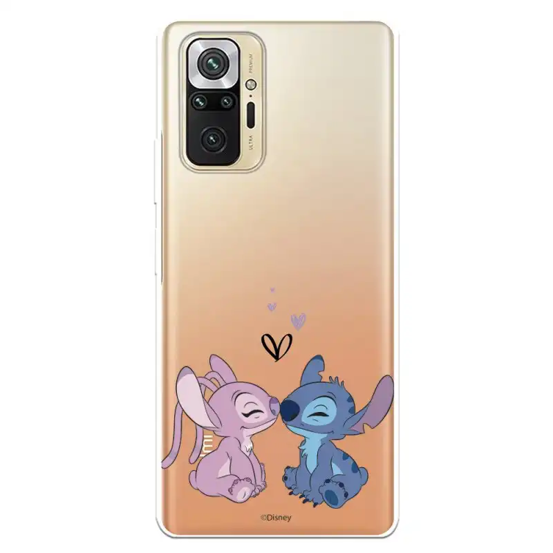 Funda Oficial de Disney Angel & Stitch Beso Lilo & Stitch para Xiaomi Redmi Note 10 Pro