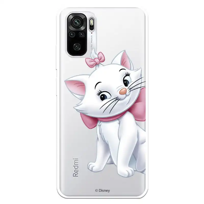 Funda Oficial de Disney Marie Silueta Los Aristogatos para Xiaomi Redmi Note 10