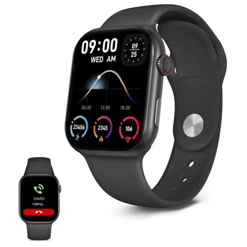 Ksix Urban 5 Mini Smartwatch Pantalla Amoled 1.75" Negro