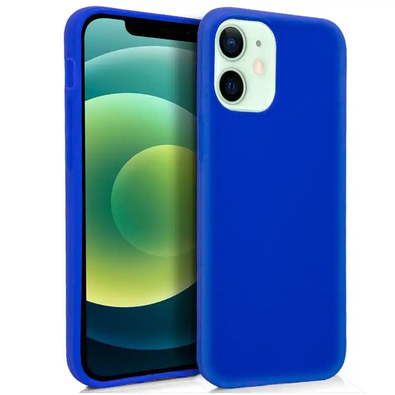 Cool Funda Silicona Azul para iPhone 12/12 Pro