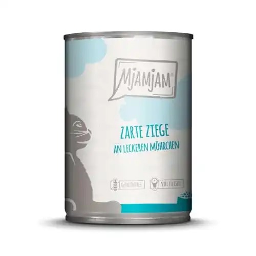 MjAMjAM comida húmeda para gatos 6 x 400 g - cabra