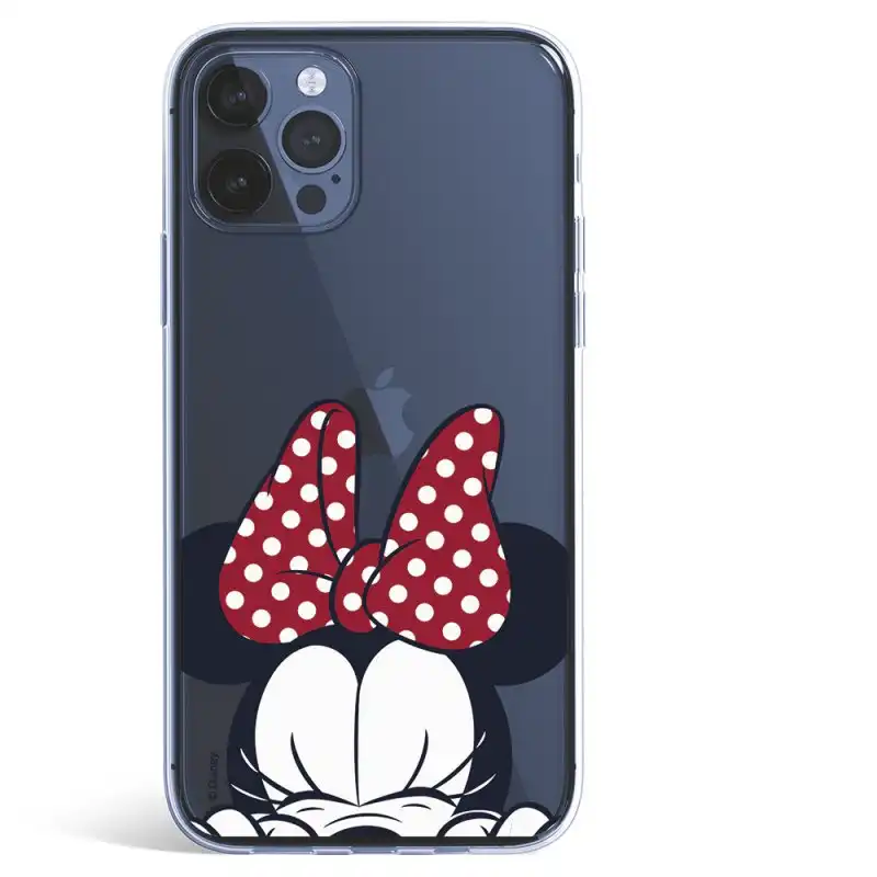 Funda Oficial Clásicos de Disney Minnie Cara para iPhone 12 Pro Max