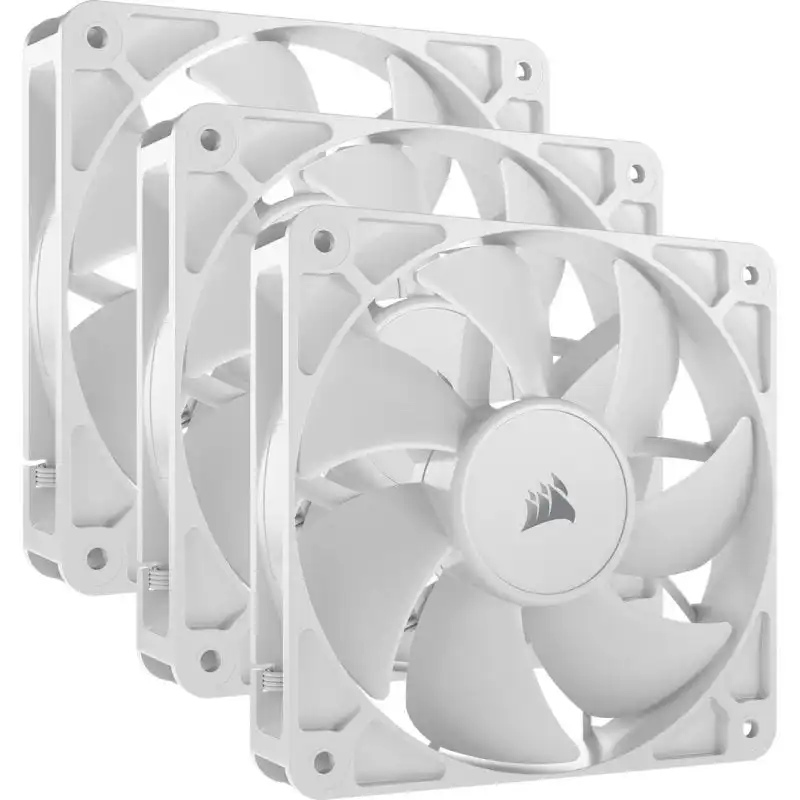 Corsair RS120 Pack Triple Ventilador Suplementario PWM 120mm Blanco