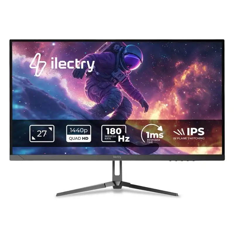 Ilectry Vision 2718 27" LED IPS QHD 1ms 180Hz RGB Monitor G-Sync Compatible