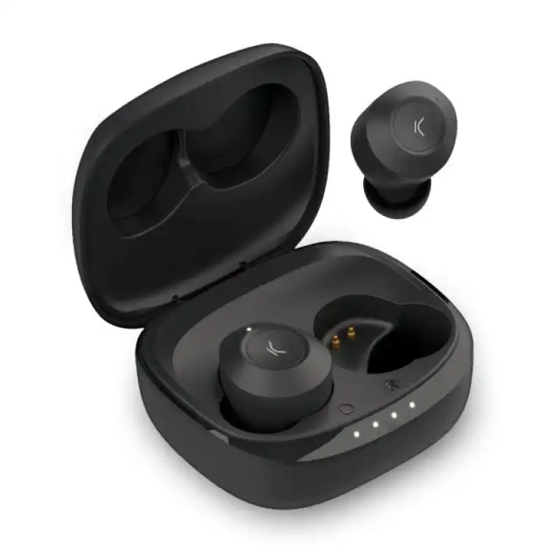Ksix Oblivion Auriculares Inalámbricos Autonomía 4+15 H y Control Táctil Negros